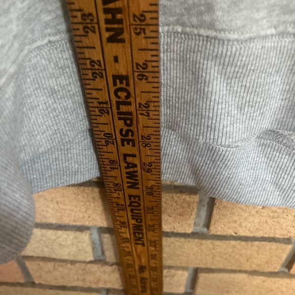 Aerie Lace Up Oversized Crew Sweatshirt Grey Size Small - Picture 8 of 9